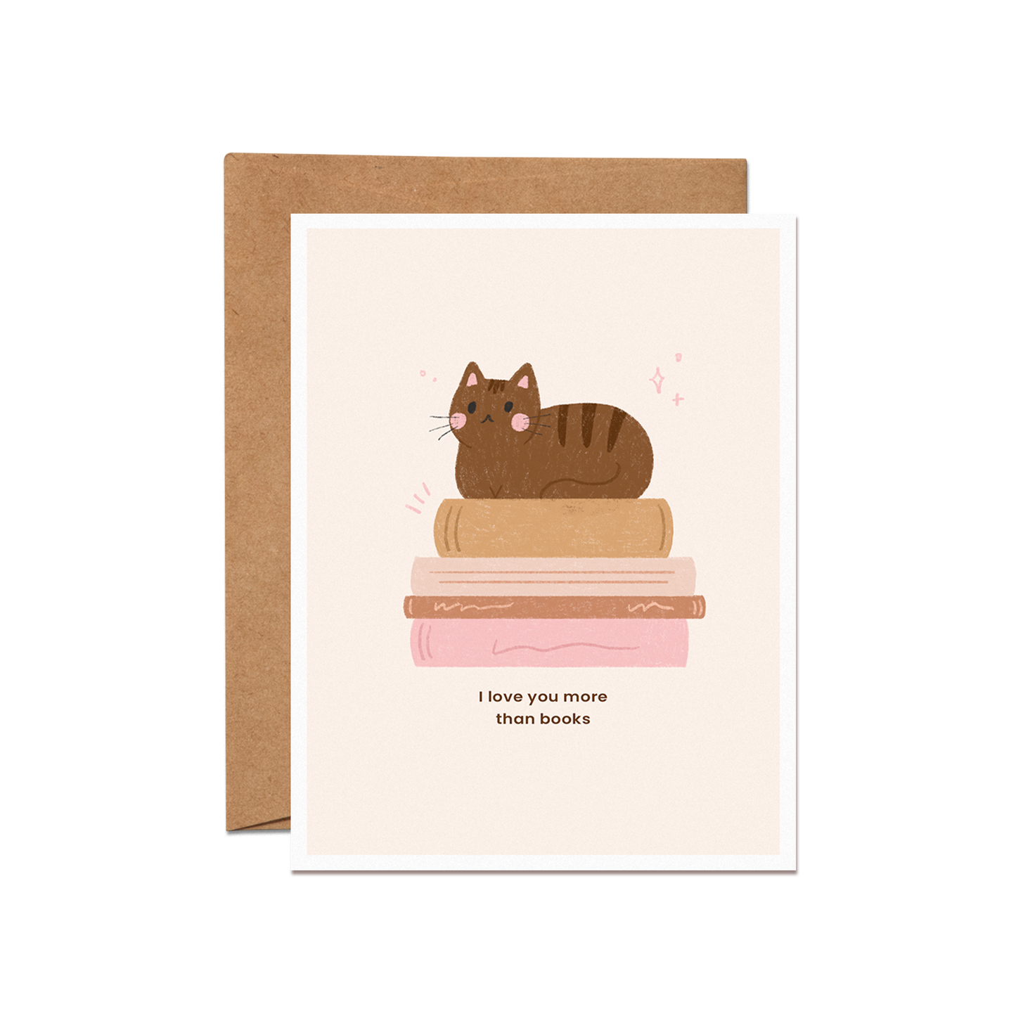 Carte Je t'aime plus que les livres