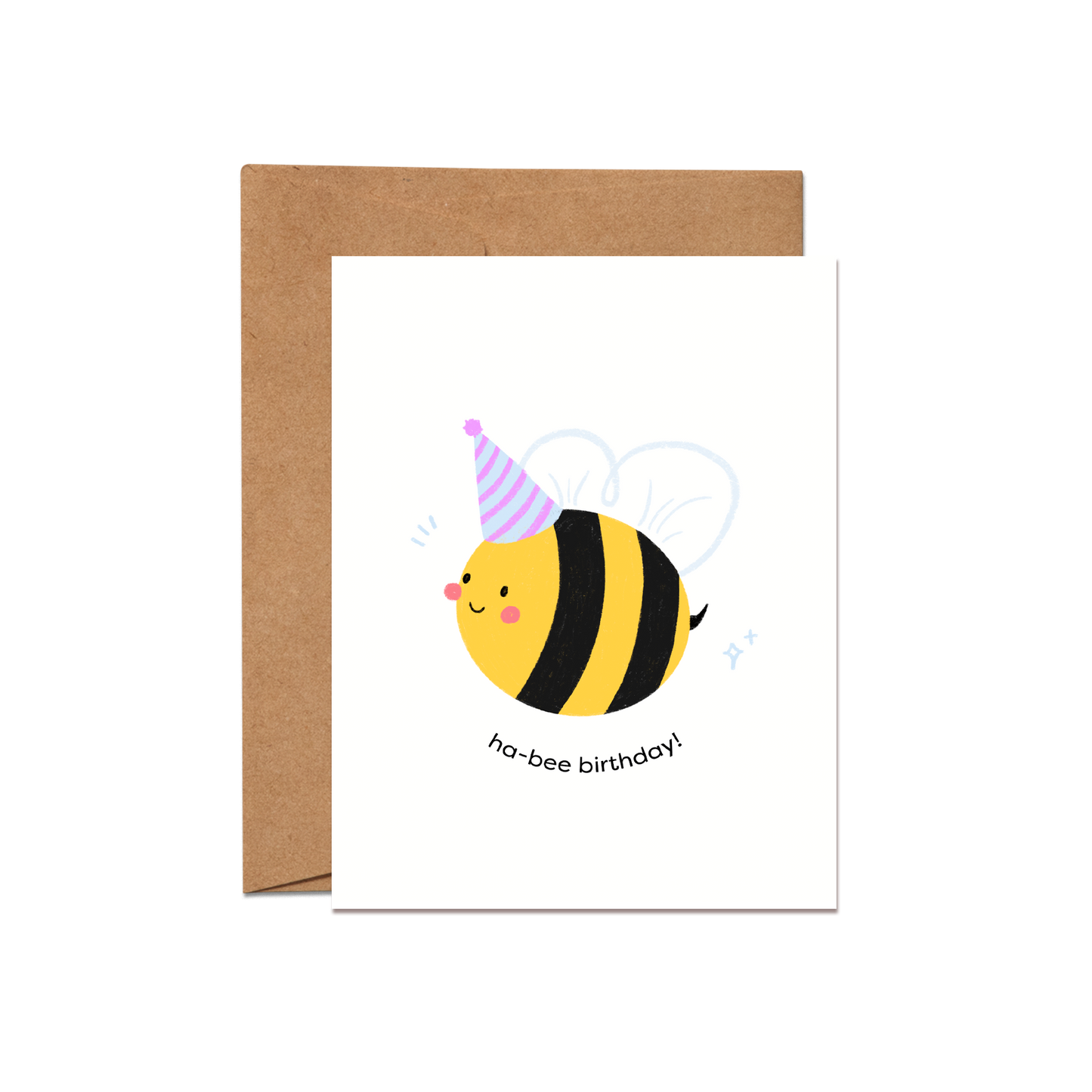 Carte d'anniversaire Ha-bee