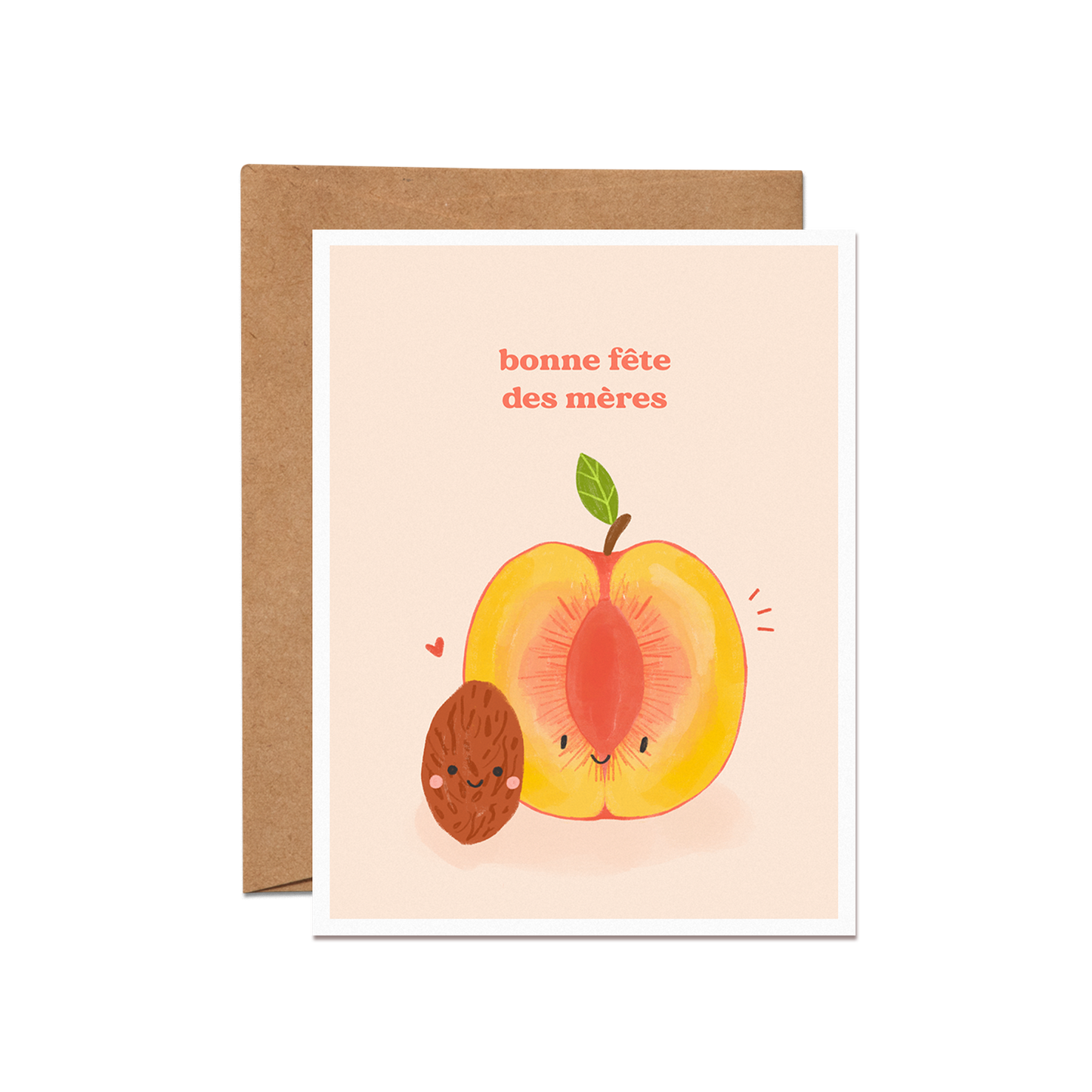 Peach Mother's Day Card