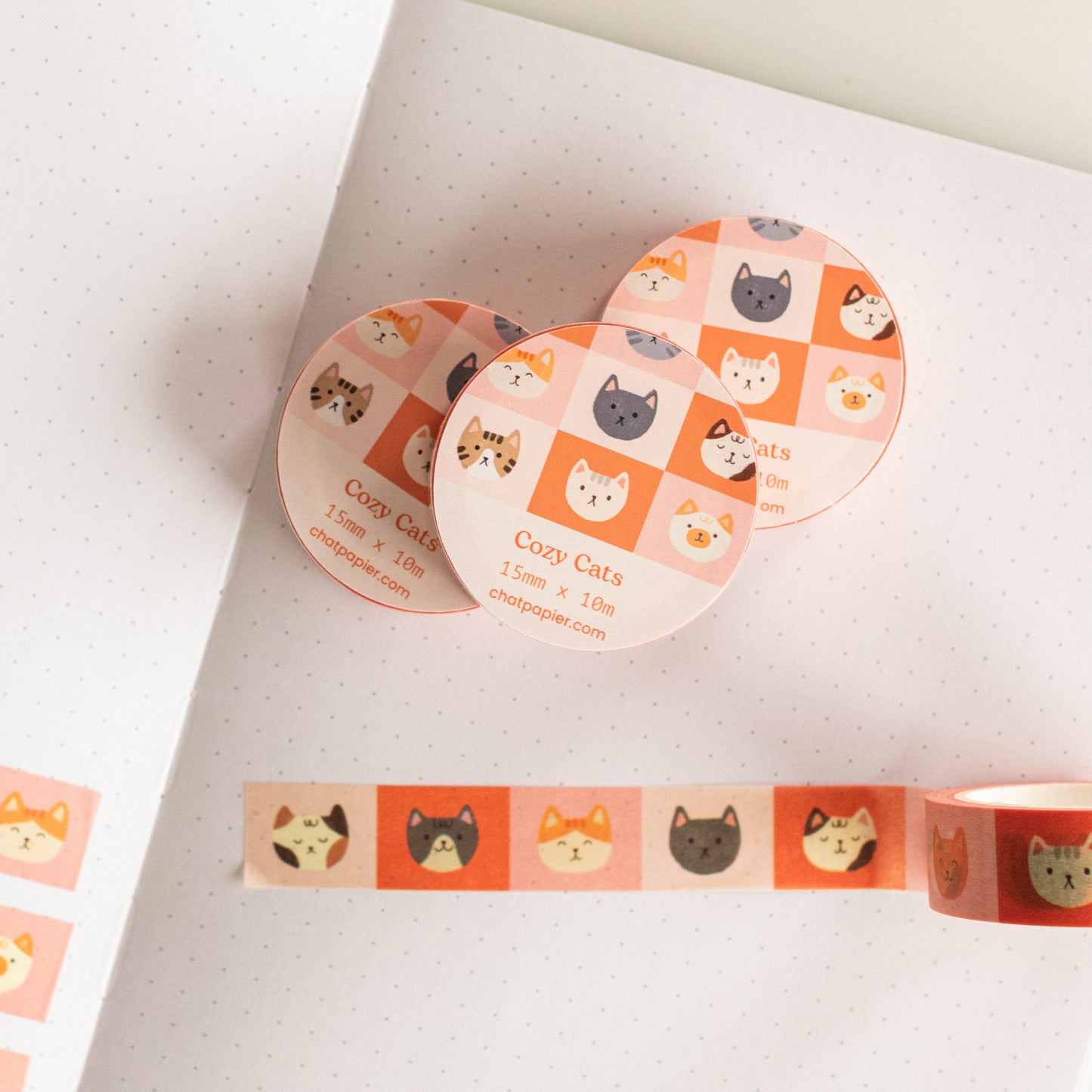 Cozy Cats Washi Tape