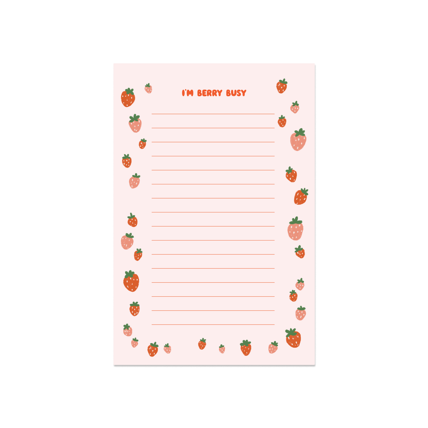I'm Berry Busy Notepad