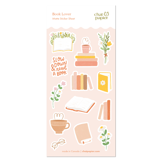 Book Lover Vol. 1 Sticker Sheet
