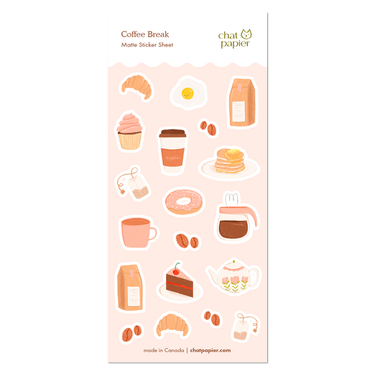Coffee Break Sticker Sheet