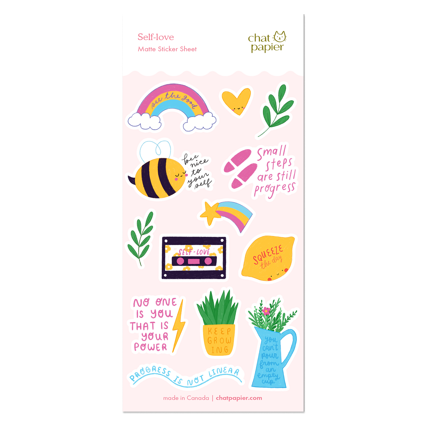 Self-Love Sticker Sheet