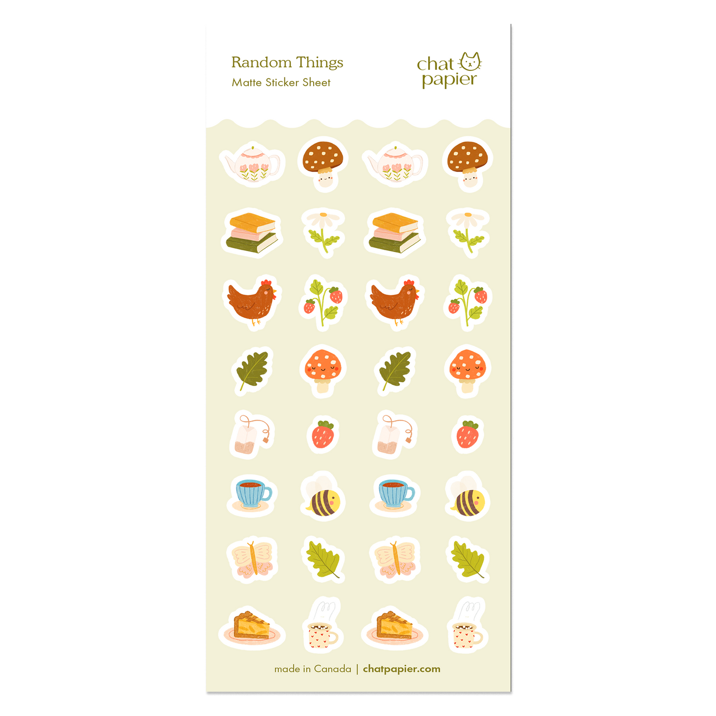 Random Things Sticker Sheet