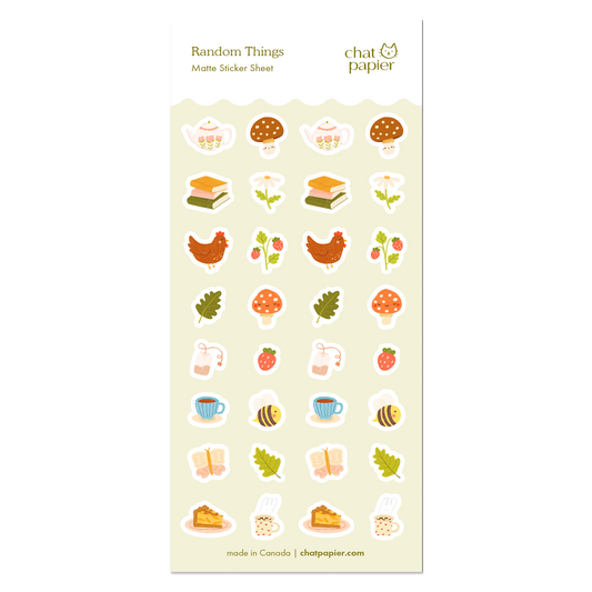 Random Things Sticker Sheet