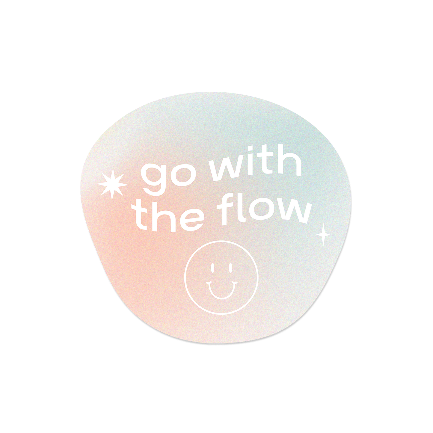 Go With the Flow Sticker