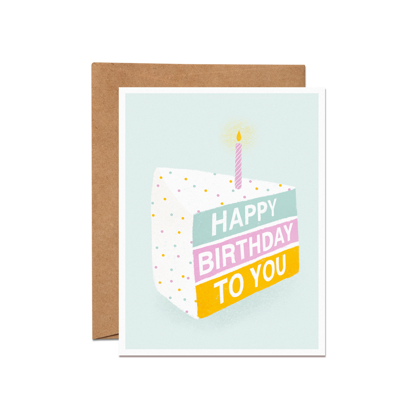 Layered Birthday Cake Card