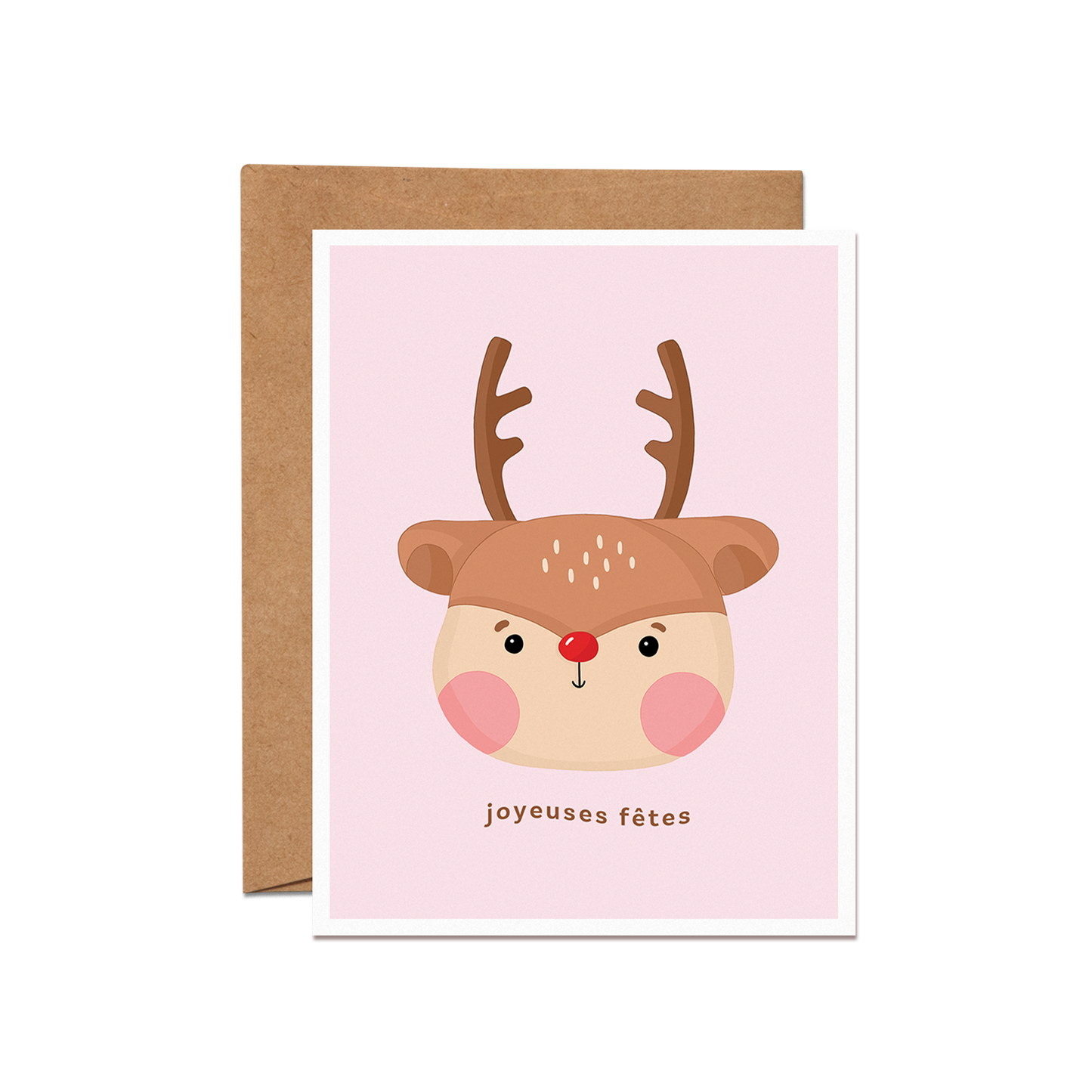 French Reindeer Card