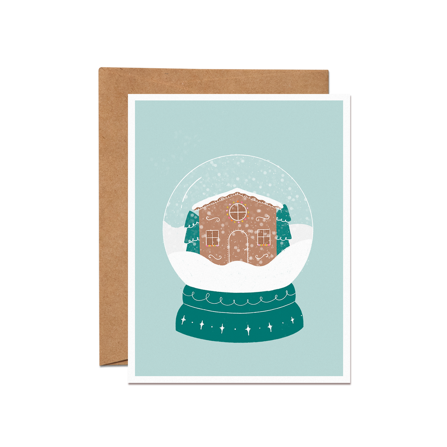 Snowglobe Holiday Card