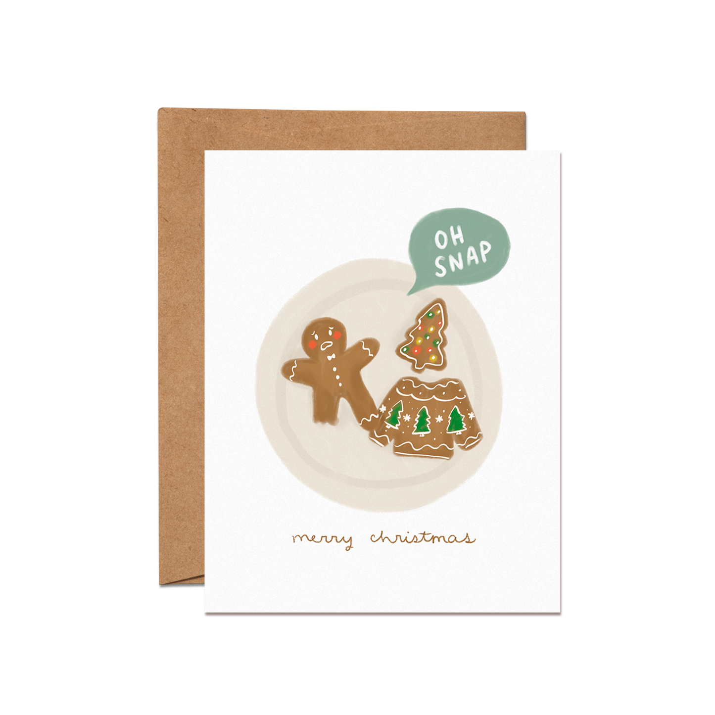 Gingerbread Cookie Card