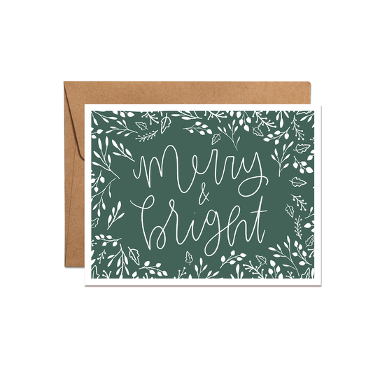 Merry & Bright Holiday Card