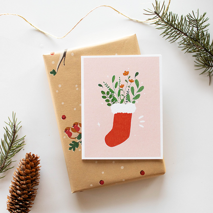 Holiday Stocking Card