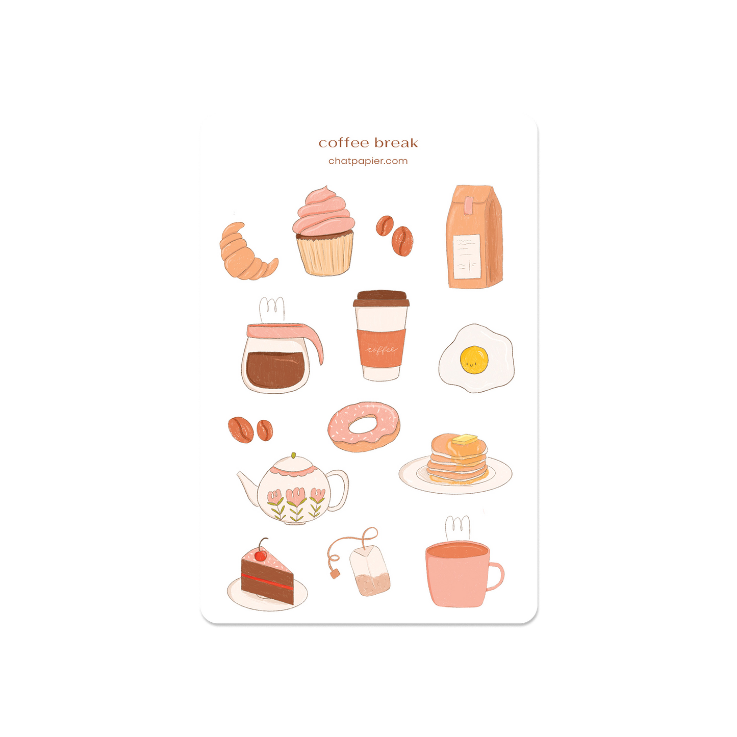 Coffee Break Sticker Sheet