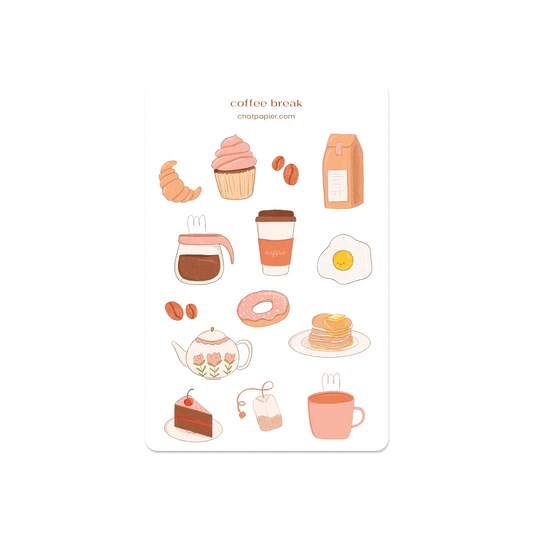 Coffee Break Sticker Sheet