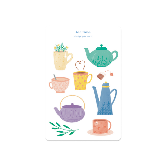 Tea Time Sticker Sheet