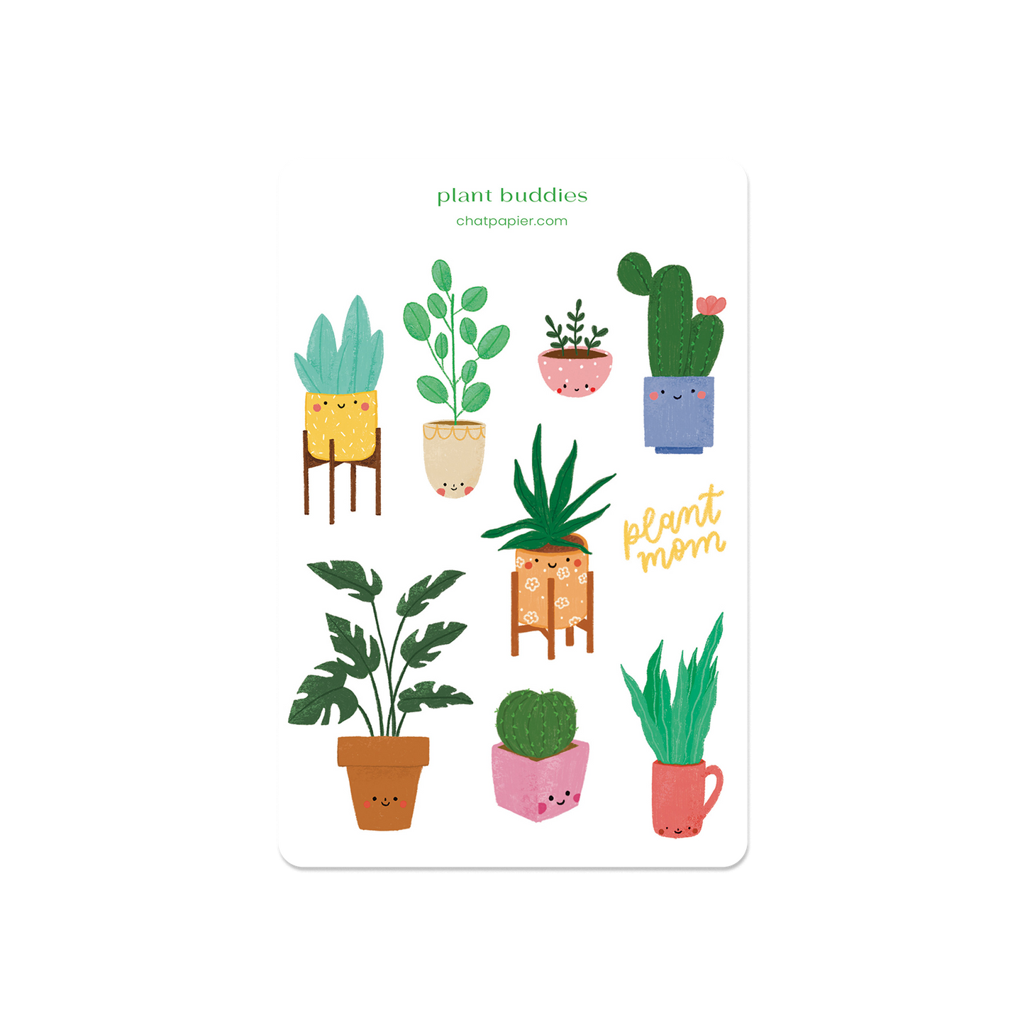 Plant Buddies Sticker Sheet