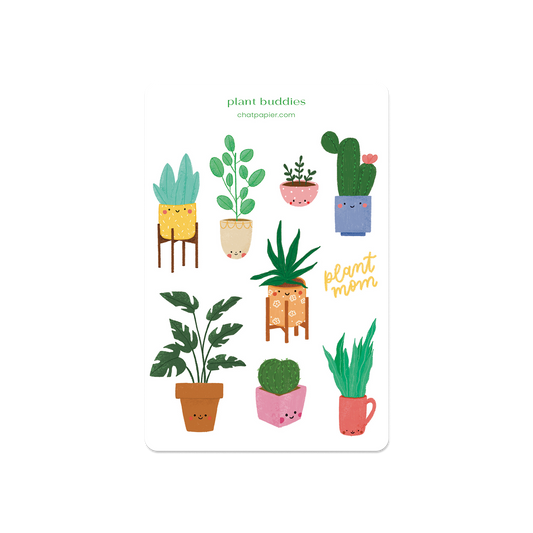 Plant Buddies Sticker Sheet