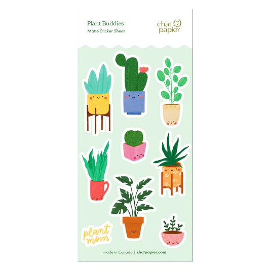Plant Buddies Sticker Sheet