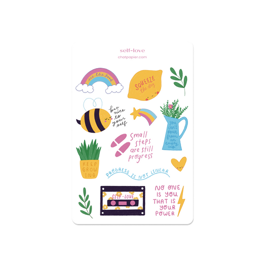 Self-Love Sticker Sheet