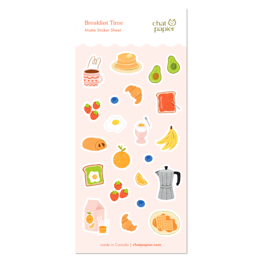 Breakfast Time Sticker Sheet