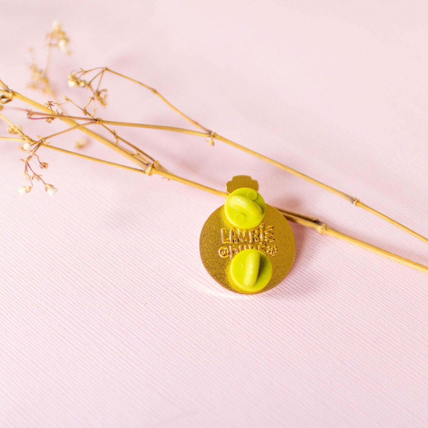 Flower in a Glass Enamel Pin - Light